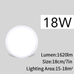 plafonnier led moderne blanc ultra mince facile.surface blanc mat flux lumineux 2000 82000 24w