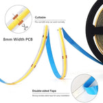 ruban led rayures horizontales vert bleu jaune 3000k 4000k 6000k adhésif moderne 5m 12v