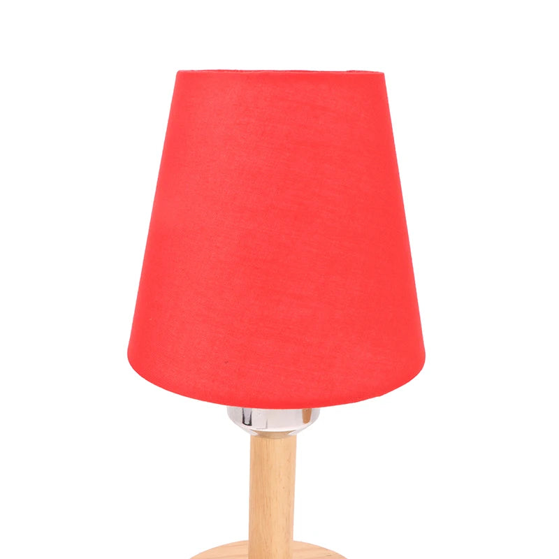 abat jour moderne rouge noir blanc beige vert turquois tissu texturé minimaliste lampe table