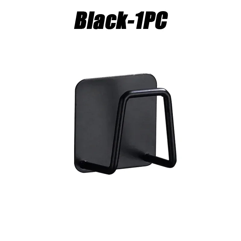 porte savon cuisine acier inoxydable adhésif vert jaune noir blanc moderne imperméable pratique texture