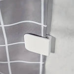 clips adhésifs rideau douche blanc moderne 5cm 45cm coupe eau fixe