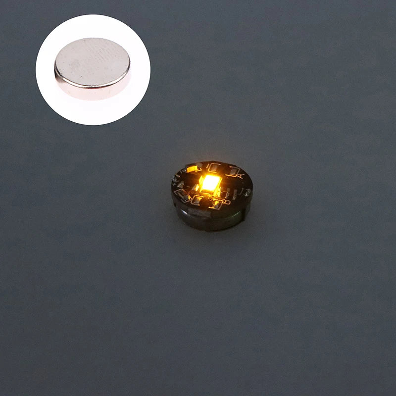 mini lampe led aimantée couleurs variées moderne technologique lampe centrale cercle