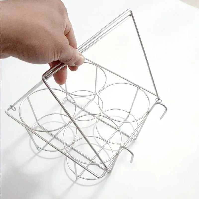 cage bouteilles argentée métal moderne organisation labo échantillons réactifs portable
