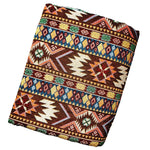 tissu jacquard ethnique coton polyester motif géométrique décoratif sac coussin rideau artisanat