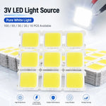 source lumineuse led carrée haute luminosité lumière blanche usb portable clé voiture moderne