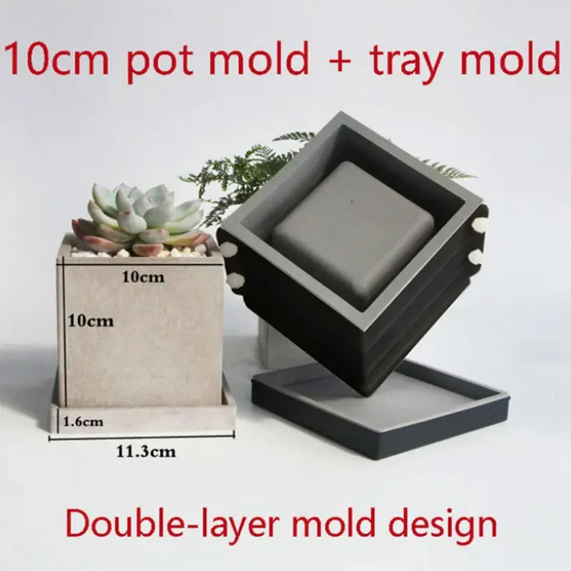 jardin pots silicone moderne jaune blanc gris mat opaques variés tailles