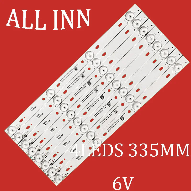 bande led 6v blanc ronde moderne 335mm sans logo 8pc