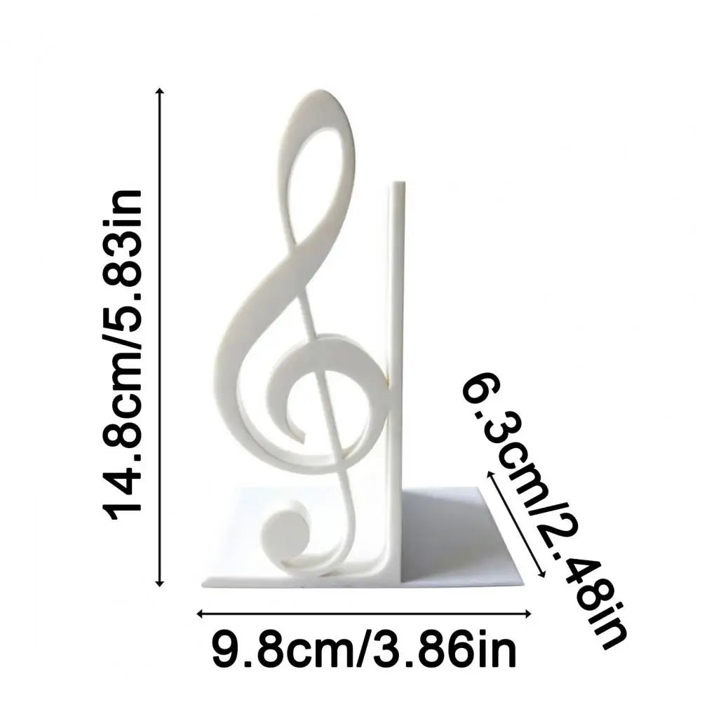 support livre clé sol blanc noir rose décoration musicale lisse uniforme