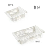panier rangement réfrigérateur imperméable plastique rose clair vert pastel blanc grille perforation moderne clips