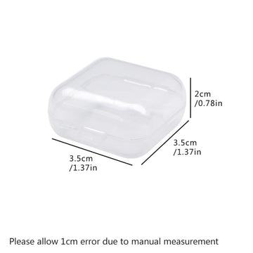 boîtes rangement transparentes poignées modernes petites pièces accessoires boîtes polyvalentes