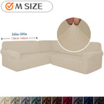 couvre canapé angle bleu marine uni moderne lavable machine 97cm 110cm