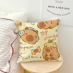 taie d'oreiller coussin cartoon personnages Noël coton polyester 40x40cm 45x45cm 50x50cm 60x60cm fixations