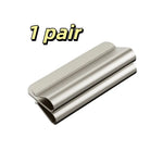 clips rideau magnétiques argentés modernes résistants rouille polyester coton finition blanche fixations puissantes sans