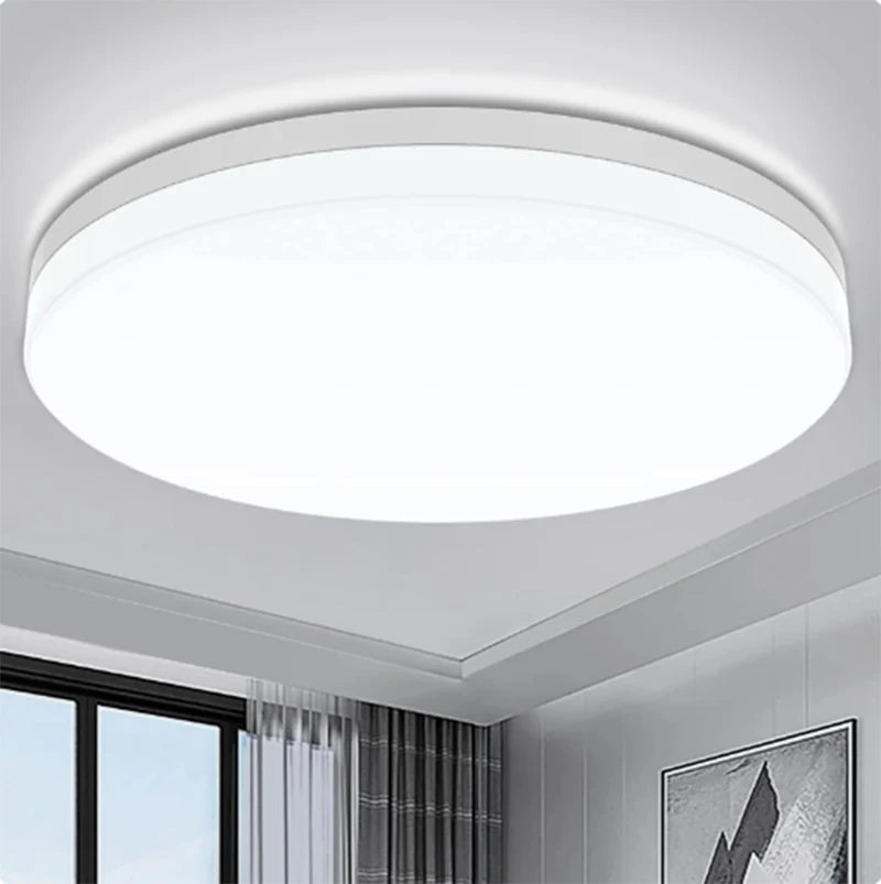 luminaire led rond blanc moderne minimaliste 15cm 18w 18cm 24w 23cm 36w 30cm 48w