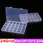 boîtes rangement transparentes plastique bijoux éponges rubans petits objets organisation pratique compact