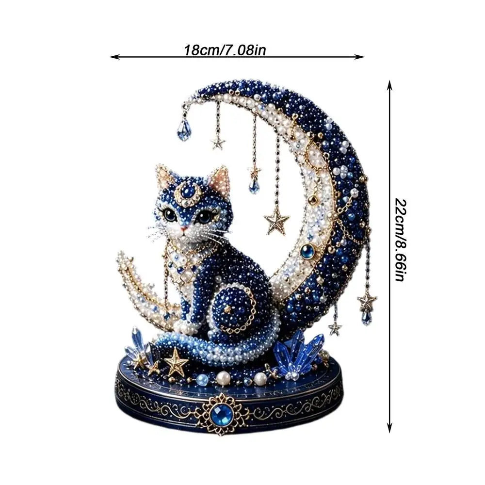 bijoux artisanal assembler cristaux motifs floraux bleu blanc doré maison