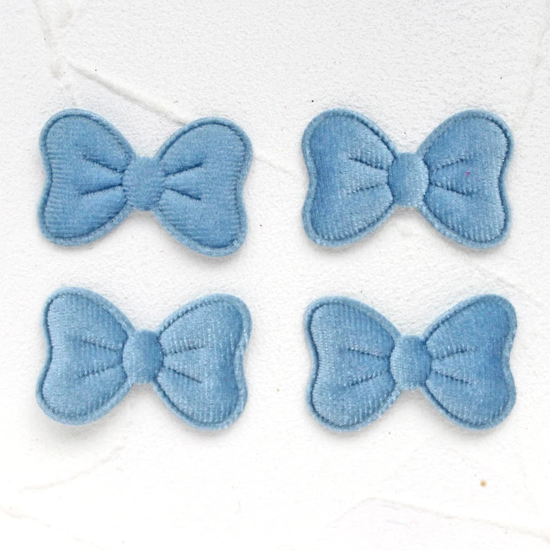 rubans forme nœud velours rouge beige rose pâle bordeaux marron classiques bijoux cheveux DIY