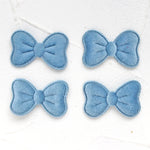 rubans forme nœud velours rouge beige rose pâle bordeaux marron classiques bijoux cheveux DIY