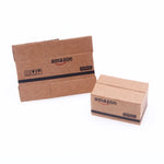 boîtes carton simulation marron imprimé noir blanc accessoires miniatures décoration pratique utilitaire pièces