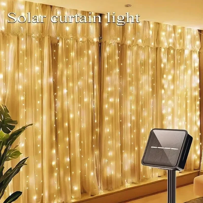 guirlande lumineuse solaire étoiles blanc chaud froid multicolore moderne vacancesextérieurjardin