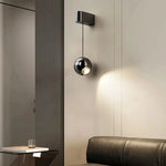 lampe murale moderne argentée réglable éclairage quotidien led chambre salon