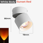 Spot lumineux led moderne surface mounted blanc noir flux lumineux 60 249 vcertifié fcc