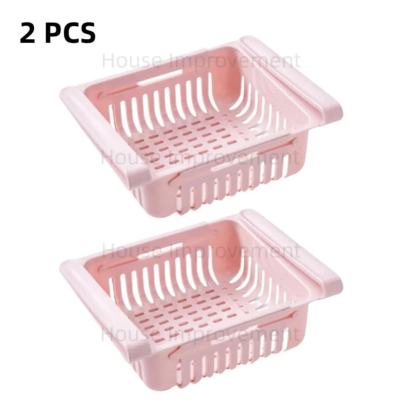 panier rangement moderne perforé beige bleu rose respectueux environnement organiser réfrigérateur congélateur transparent almacenamiento