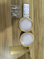 lampe murale led or moderne télécommande éclairage quotidien fixée mur