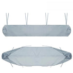 housse protection auvent terrasse gris imperméable résistant intempéries extérieur jardin