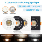 spots led ajustables blanc noir modernes lumiere salon cuisine minimaliste clips amovibles