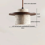 suspension lumineuse moderne pierre naturelle blanc brun lustre salon cuisine chambre minimaliste