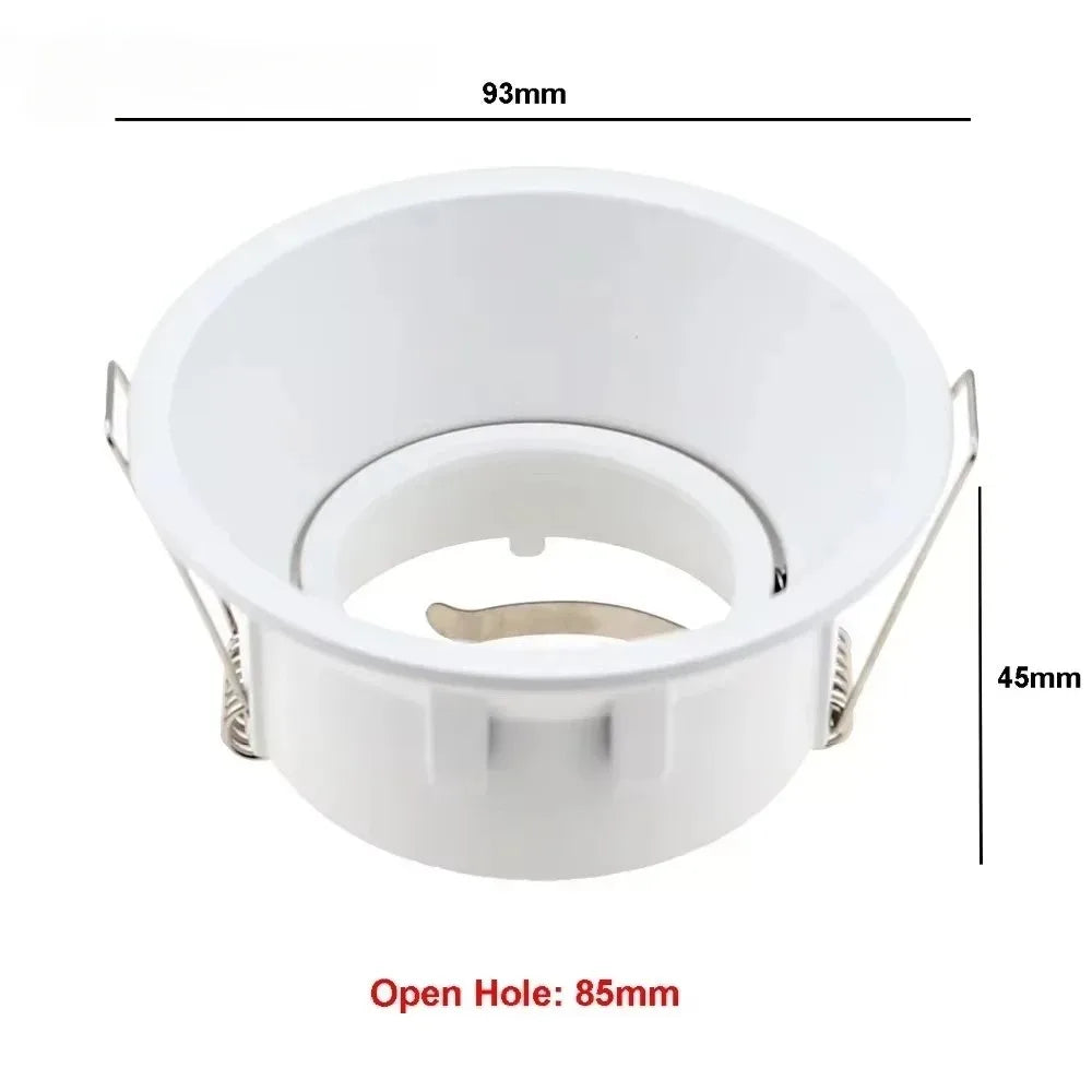 spot led noir moderne interrupteur bouton ampoyle gu10 clips chambre coucher