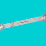 bande lumineuse led blanc rayures noires modernes connecteurs électriques fixations numéros série