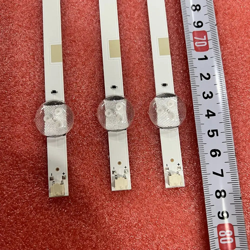 bande lumineuse led blanc moderne 80cm connecteurs électrique set télévision