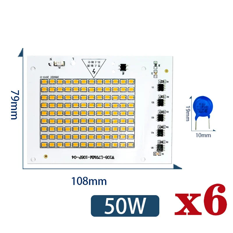 plaque led 10w 20w 30w 50w 100w blanc moderne diodes connecteurs