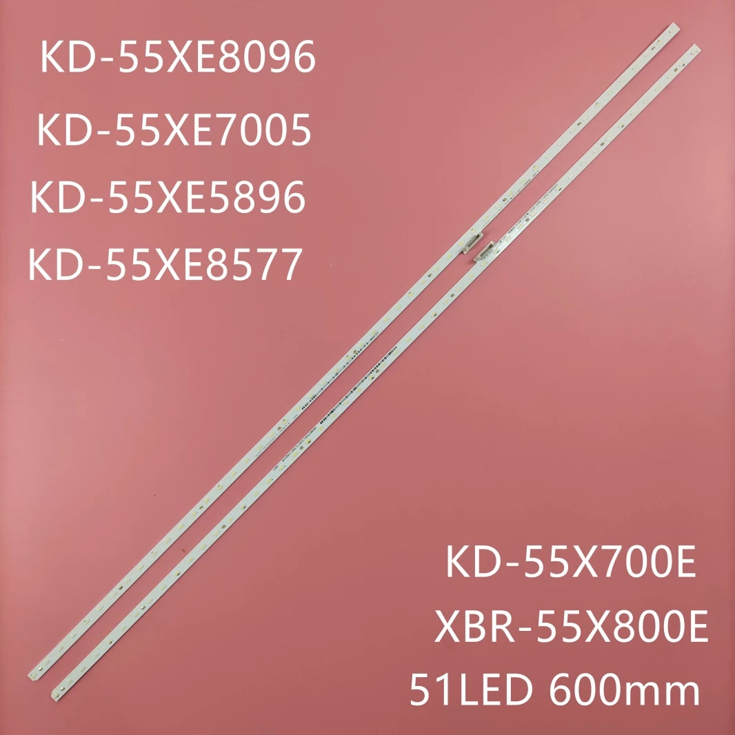 bande led rétro éclairage blanc moderne clips connecteurs 600mm