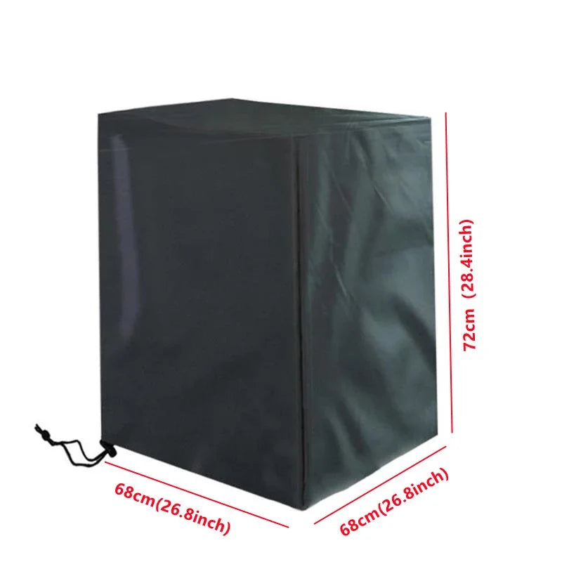 housse protection meuble noir tissu imperméable grains pluie moderne bande contractionextérieur jardin chair cover