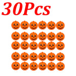 pot bonbons citrouille halloween yeux sourire orange 6cm 6cm