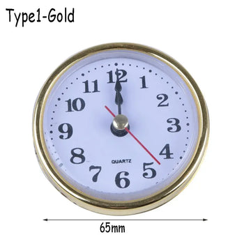 horloges murales classiques quartz blanc doré bronze números romains cadran lignes noires decoration florale