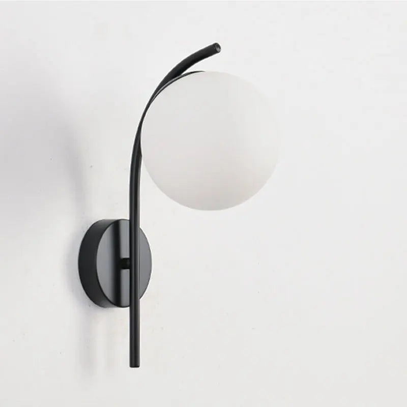 appliques murales modernes lampes led noir or cuisine chambre coucher salle manger entrée