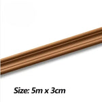 moulures décoratives murales adhésives 5m blanc marron rose profilées relief modernes
