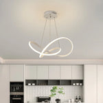 suspension lumineuse moderne minimaliste blanc marron foncé gris câbles métalliques hauteur ajustable diamètre 48cm