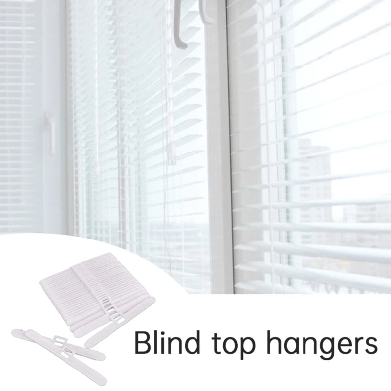 clips stores blancs plastique moderne facile rideaux 127mm 89mm accessoires fenêtre