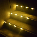 lumière solaire moderne noire blanche semi transparente clips extérieure décoration jardin cloison escalier