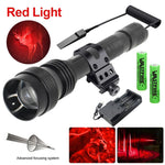 lampe torche led rechargeable 10w noir texturé moderne clip batteries aa camping chasse pêche