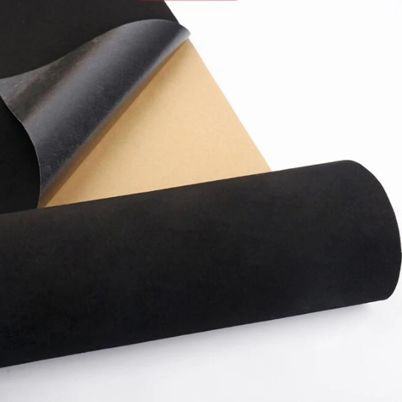 tapis sol velours noir 30cm 45cm biodegradable impermeable bricolage materiaux decoration intérieure floqué simple