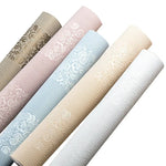 papier peint floral relief classique beige marron rose bleu blanc doré imperméable