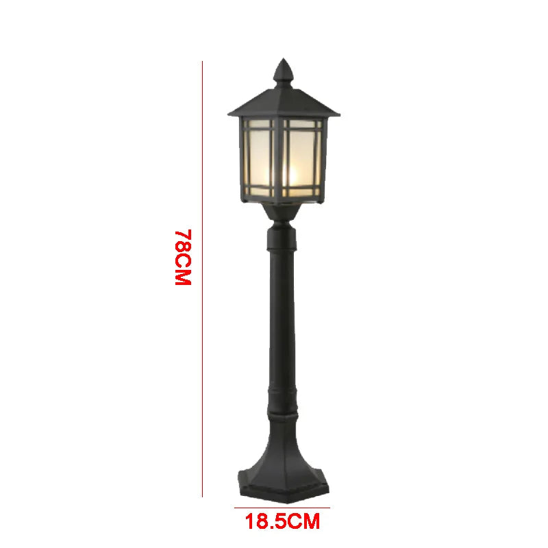 lampe sol industrielle ip65 led moderne noire éclairage public extérieur classique aluminium protégée ans