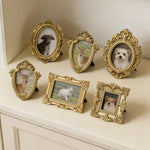 cadres photo or vintage baroques décos florales classique maison