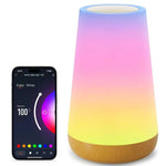 lampe table intelligente rgb wifi rechargeable usb gradient coloré moderne adjustable timing